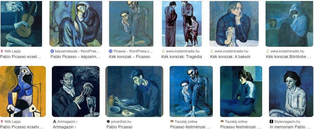 Picasso - kék korszak