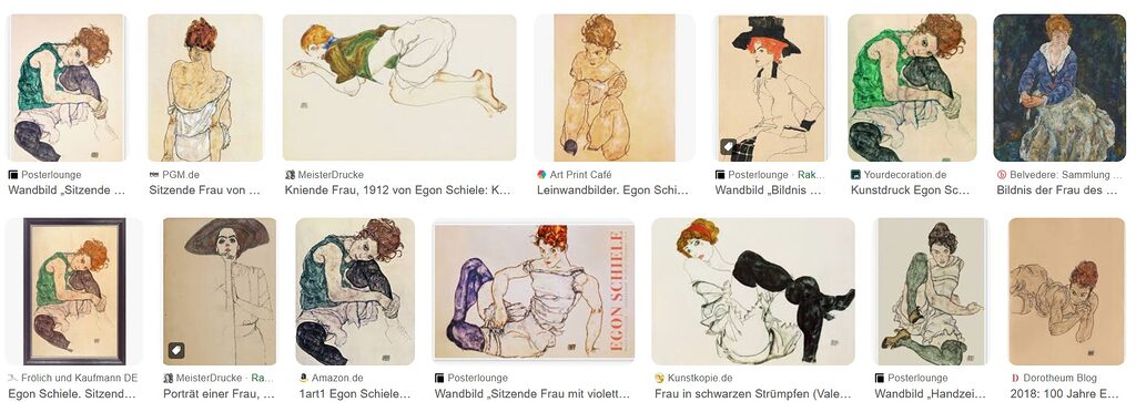 Egon Schiele - torzult, széteső testek