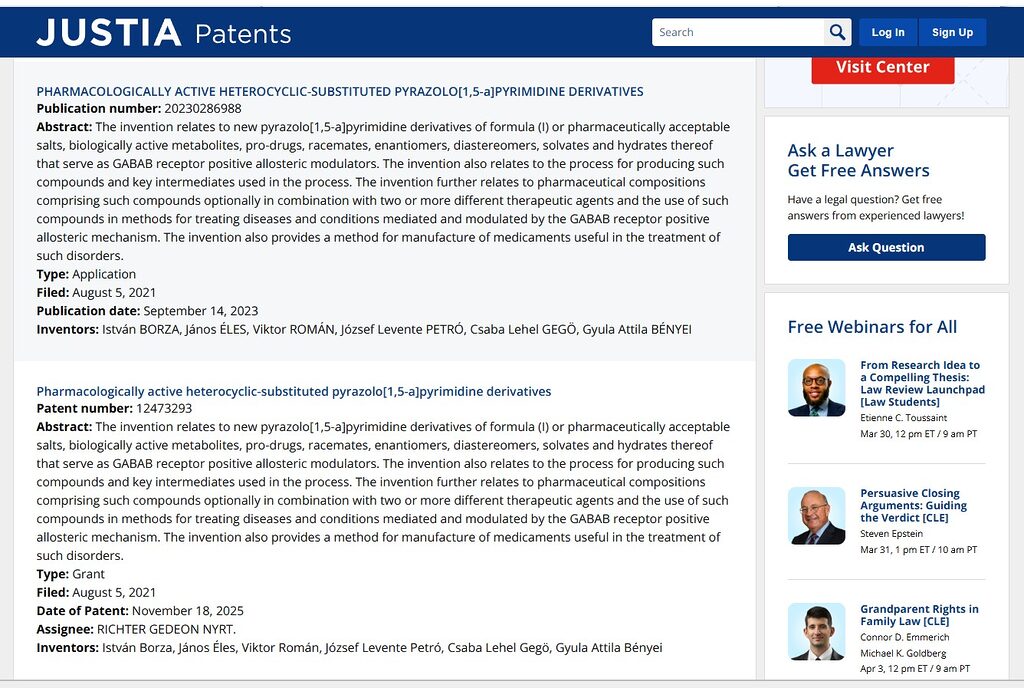 A két szabadalom: https://patents.justia.com/