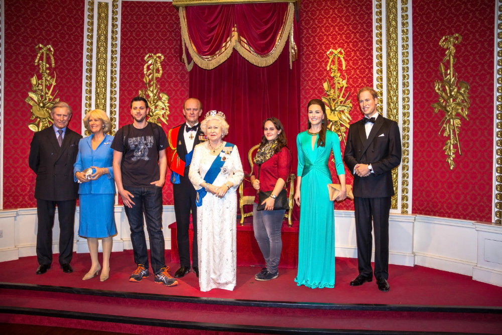 Madame Tussaud múzeum - Viaszba öntött királyi család